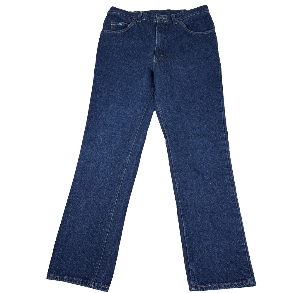 LEE Vintage Blue Denim Jeans Men's 36x32 Indigo Western 90s Made In Mexico